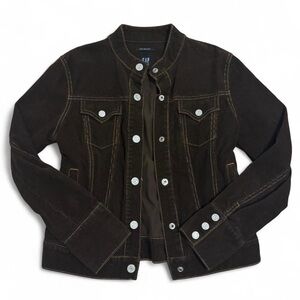 GAP Dark Brown Button-Up Jacket